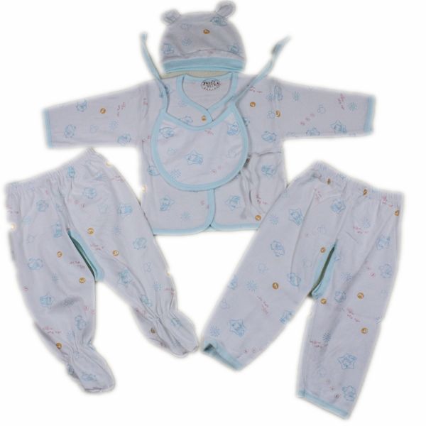 5 100% cotton newborn underwear 5 piece set baby underwear set 0 - 3 months old free shipping