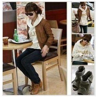 5,822 Korean women's fashion fall/winter 2012 New England PU leather Jackets
