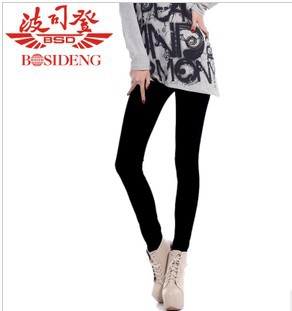 5 BOSIDENG women's combed cotton thin ankle length legging wear-resistant