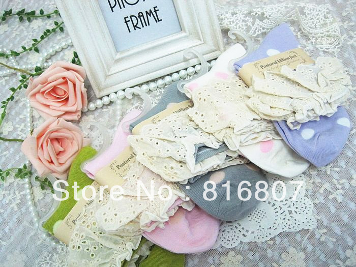 5 double tutuanna sock of socks female 100% cotton sock