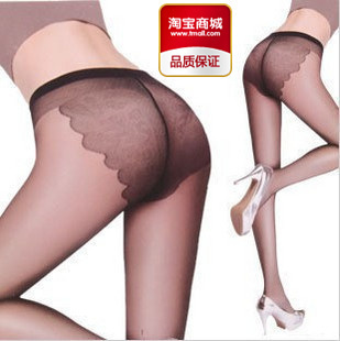 5 double ultra-thin Core-spun Yarn pantyhose t wire socks transparent invisible bikini butterfly socks