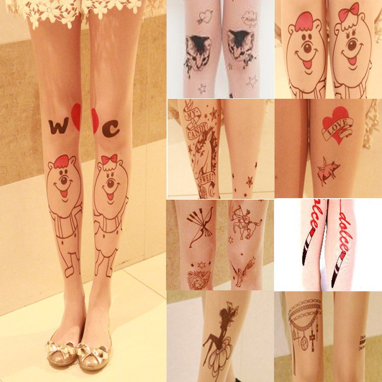 5 magazine HARAJUKU fashion silk socks sunscreen sexy pantyhose