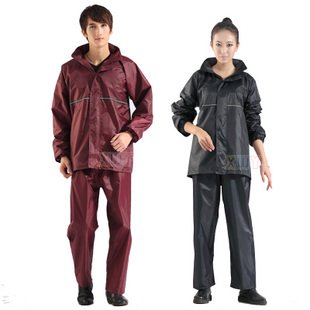 $5 off per $100[Free Shipping]Work,Biker,fashionable men and women Split type Bilayer rain pants,raincoat,3 lolor,Size:L-XXXL