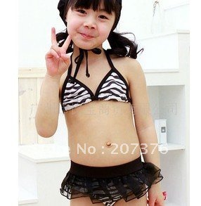 5 sets/lot--Children's swimwear  brand bikini  fashion bikini  girl's swimsuit  bathing costume child sexy beachwear