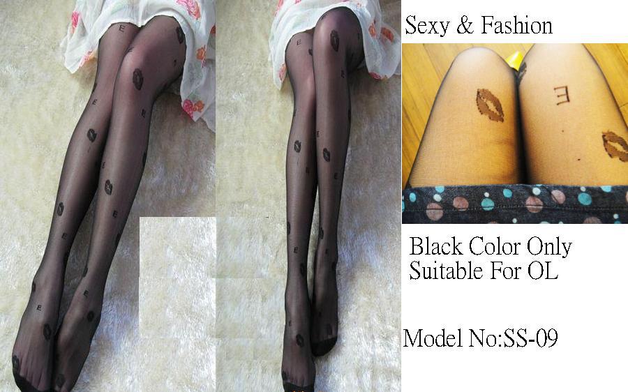 50 Pair Per Lots High quality  Fashion Alluring Sexy Ultrathin Transparent Elastic Thigh High Silk stockings (SS-09)
