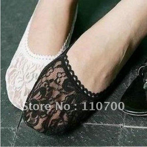 50 pairs/lot free shipping New Lace Ankle Socks Sock Slippers boat sox women's Invisble Socks