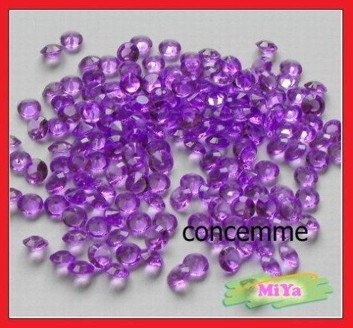 5000 Lavender TABLE CRYSTAL SCATTER DIAMONDS 6.5MM 1CT Free Shipping