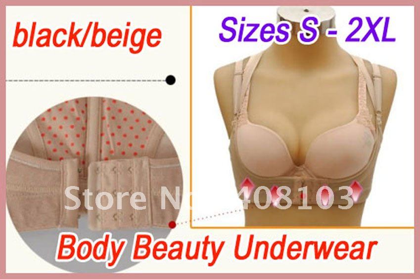 500pcs/lot  80% NYLON 20% ELASTANE,Support Bra Building Inner Bustier Plump Breast ( opp bag)