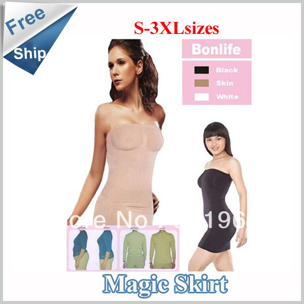 50pcs/lot  Body Shaper Slip Ladies Magic Skirt Shapewear Free Shipping wholesale(OPP bag)