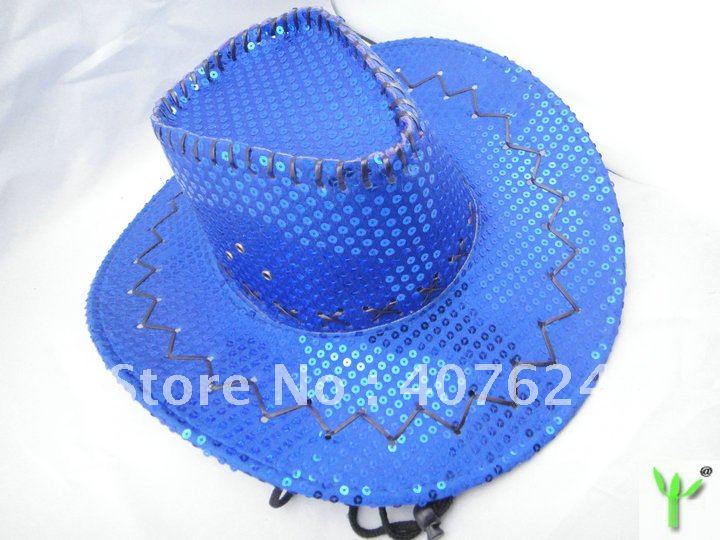 50pcs/lot, free shipping,Hot Sale shiny cowboy hats,performance hats,cowboy hats