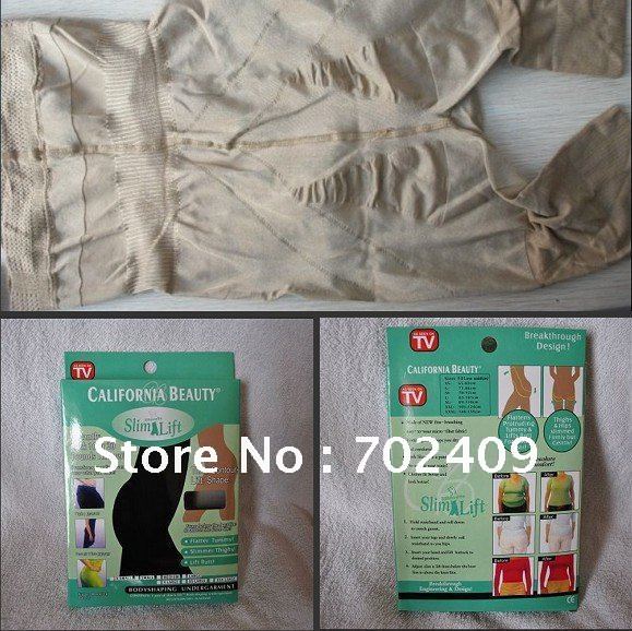 50pcs/lot free shipping Slimming Underwear Slim Lift slim shaper pants high quality(Black,Beige)