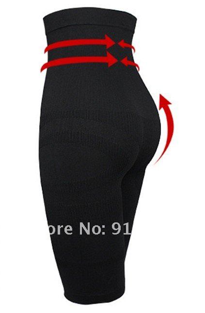 50pcs/lot slim body germanium high waist underwear five pants shaper slimming pants women underwear