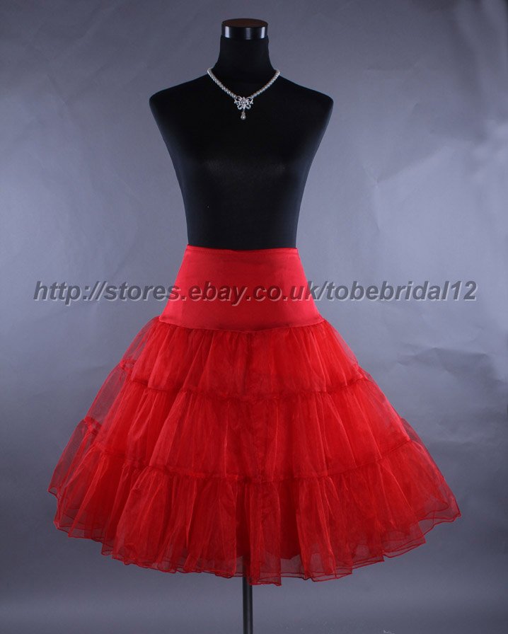 50s Retro Underskirt Swing Vintage Petticoat Fancy Net Skirt Rockabilly/Tutu
