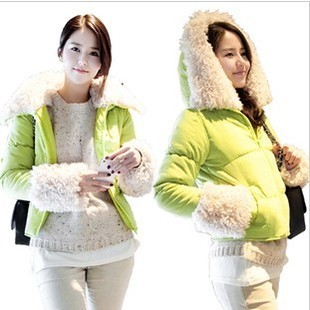 5389 2012 autumn and winter slim berber fleece hooded short design wadded jacket cotton-padded jacket outerwear