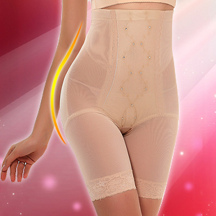 5906p women's slimming beauty care pants sexy lace ultra-thin super-elevation abdomen drawing stovepipe knee-length pants