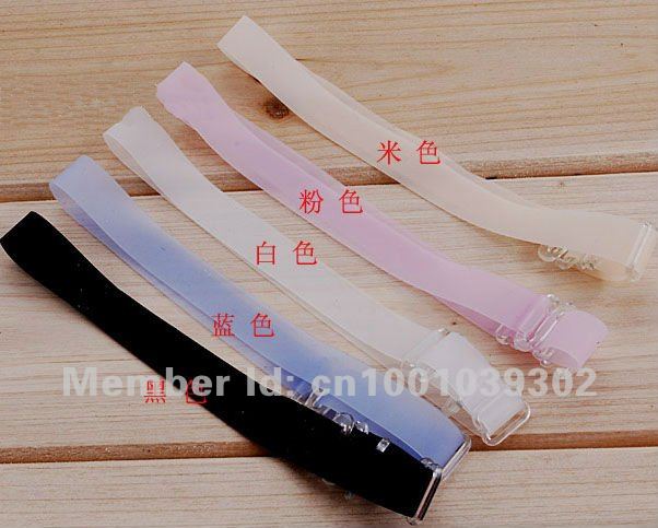 5pair   Silicone Bra StrapTransparent Strap   + free shipping