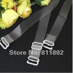 5pair  transparent Silicone Bra Strap   + free shipping