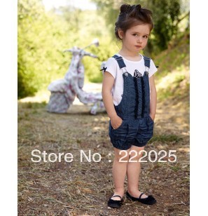 5pcs 2013 New high quality Children trousersgirl pants/ baby jeans/ pencil pants, trousers, boots, pants+T shirts free shipping