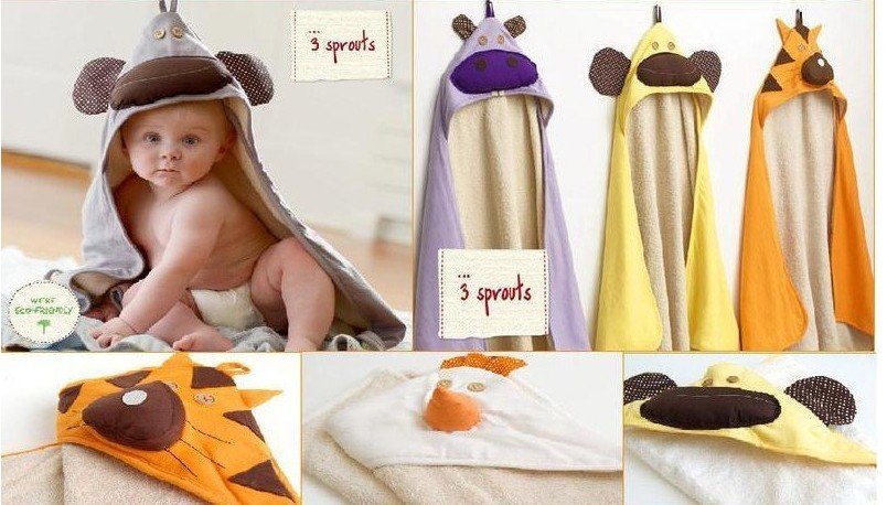 5pcs baby robes Receiving Blankets Bath towel baby blanket bathrobe amice gown Bath turban hottest sale