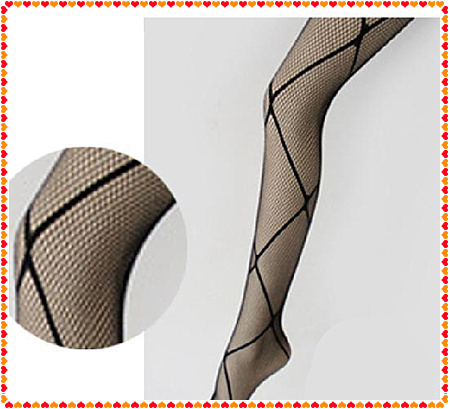 5pcs Fashion Sexy Black Fishnet Stocking Cross Net Tights Pantyhose Free shipping