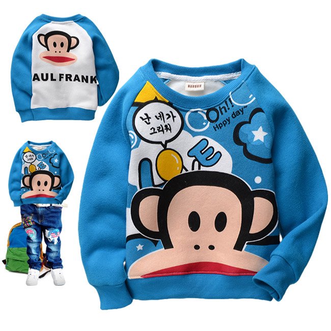 5pcs Free shipping casual  boy's and girl's roundneck sweaters kids hoodies  outwears children's hoodies jackets hoody