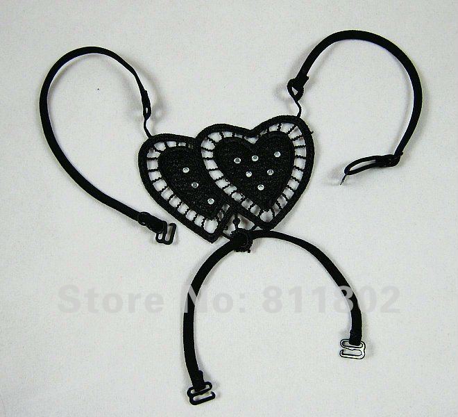 5pcs  Heart-shaped lace strap+ free shipping