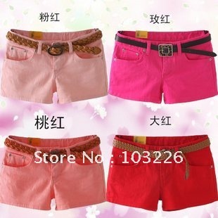 5pcs/lot ,Best Selling Women's Colorful Candy Pencil short ,Best Selling Women's Colorful Candy Pencil short Pant/Hot Pant