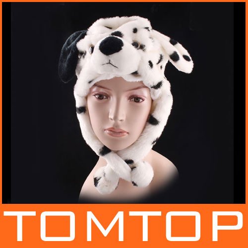 5PCS/lot, Cartoon Animal Hat Dog Plush Winter Warm Hats Cap, Free Shipping, Wholesale