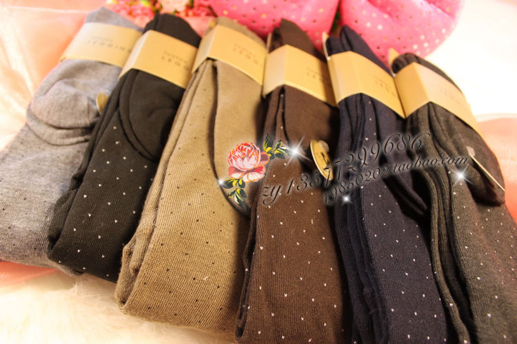 5pcs/lot + Free shipping! Quality autumn and winter pantyhose love broken thermal wool tights cotton