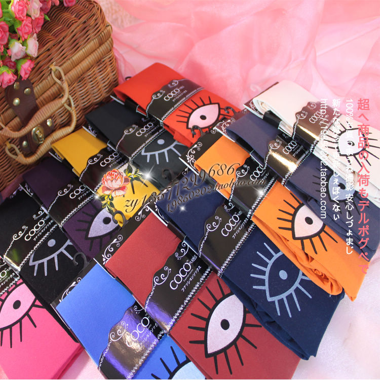5pcs/lot + Free shipping! Socks fashion cartoon pantyhose multicolour stockings socks
