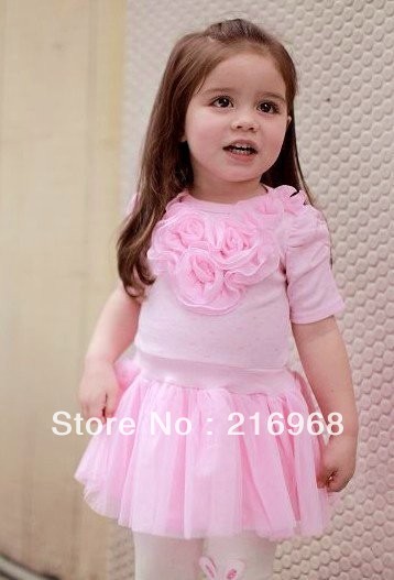 5pcs/lot frees shipping, NEW ARRIVAL Baby girl dress, baby dress