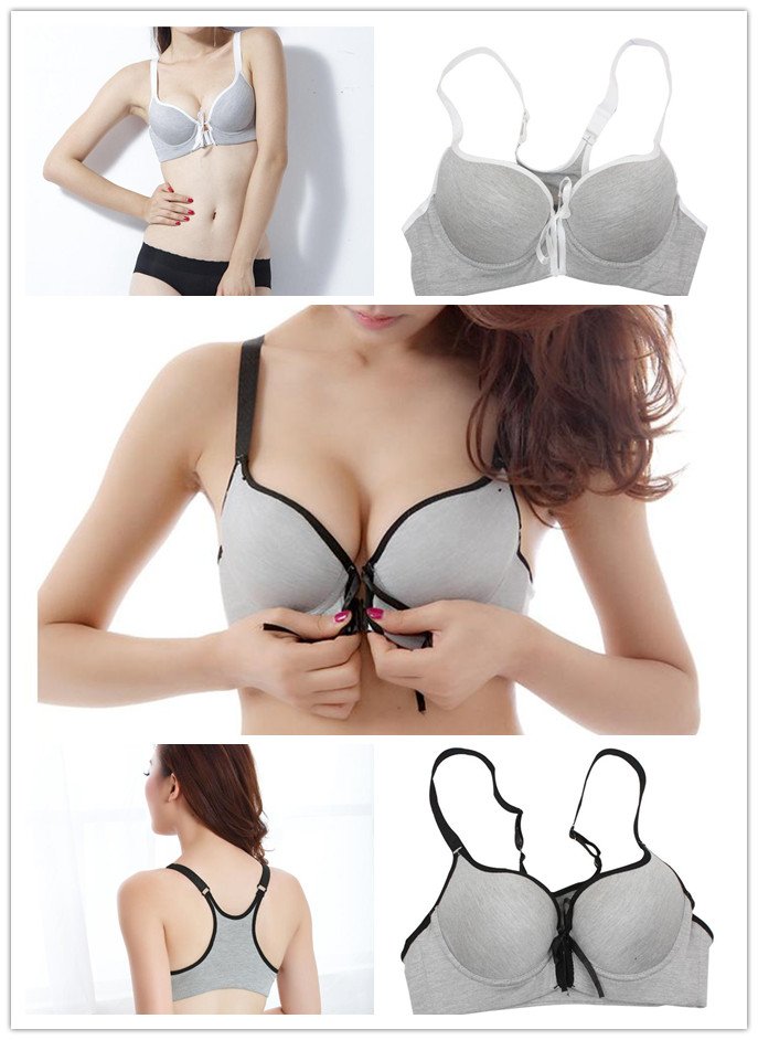 5PCS/lot Top Quality  2012 Women's Bra,sexy bra,Fashion Brassiere,Sports bra,Lingerie Grey Color Free Shipping wholesale&retail