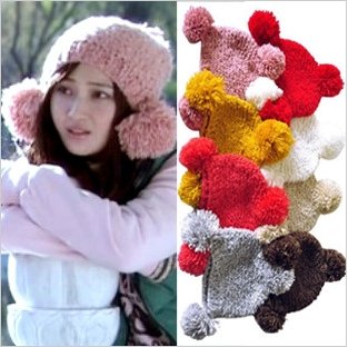 5PCS/LOT Wholesale free shipping retail New fashion  Arrival winter hat knitted hat for lady lady's Crochet Hat