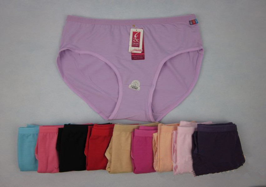 5pcs/lot Women Underwear Cotton Panties Ladies' Briefs Comfortable Plus Size Free Shipping