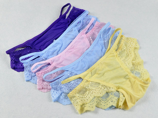 5pcs Mix Butterfly Women Lady Sexy Lace Mature Elastic Briefs Cozy Lingerie Panties Underwear FREE SHIPPING UW303