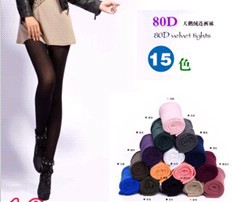 5pcs/Pack 2013 spring and autumn new thick velvet pantyhose significantly thin silk socks female Korean version Leggings