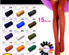 5pcs/Pack2013 Spring and Autumn period necessary candy color Korea lovely leg socks opaque velvet pantyhose pantyhose Leggings