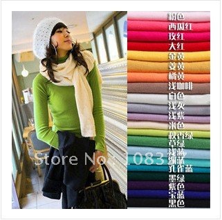 5x women sweater knitted pullover tutleneck long artificial cashmere sweater free shipping