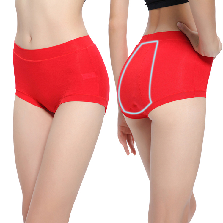 6 physiological pants pioneered day and night dual female modal bamboo charcoal fiber leak-proof panties