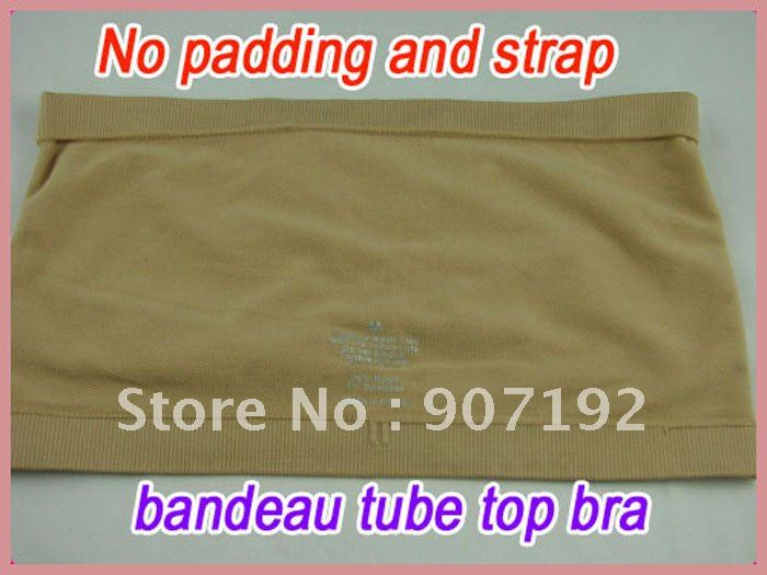 600pcs/lot(200sets) new Sexy Bandeau Tube Bra Tops Nude/Black/White seamless tube bra, 3 color a set no other select(OPP bag)