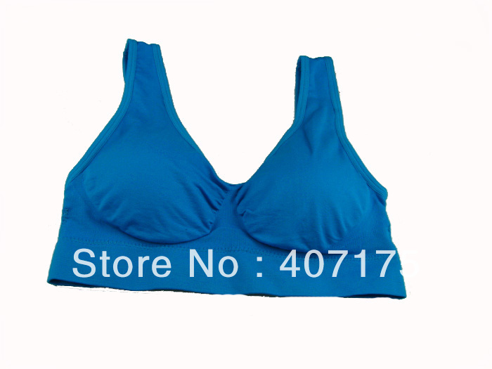 60pcs/lot New Genie Bra seamless bras with removeable pads various sizes 3 color a set no other select(OPP bag)