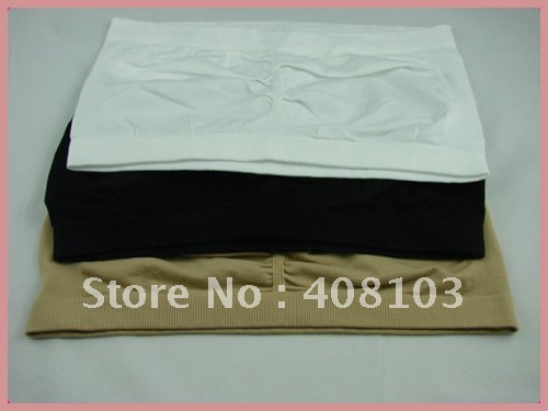 60pcs/lot seamless bras, Seamless strapless bandeau tube top bra no padding ,3 color a set no other select(OPP bag)