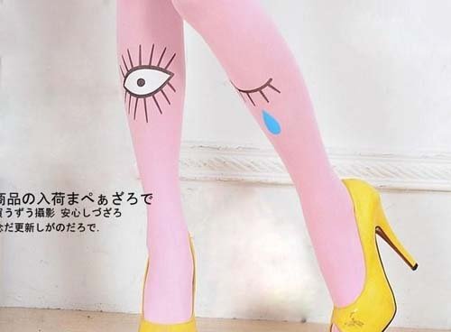 #6323 Free shipping  Woman Fashion Lovely Stockings Pink stocking Leggings