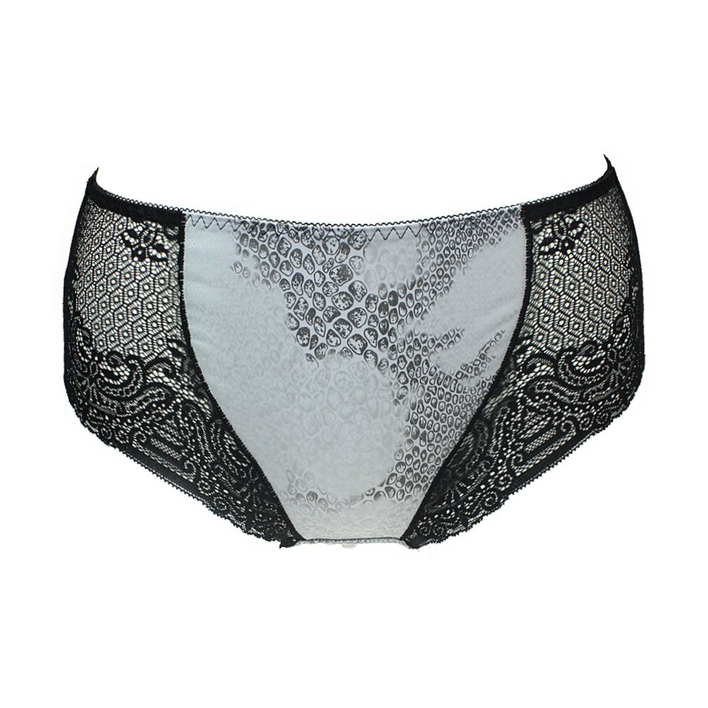 652306p ultra-thin translucent panties soft gauze cloth leopard print lace sexy women's underwear