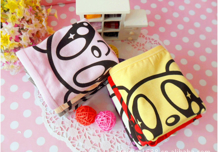 6654  The foreign trade cartoon underwear cotton cotton Ms. underwear wholesale