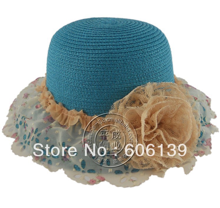 676 Europe and the tidal current bud silk flowers along the sunshade hat  10pcs/lot free shipping