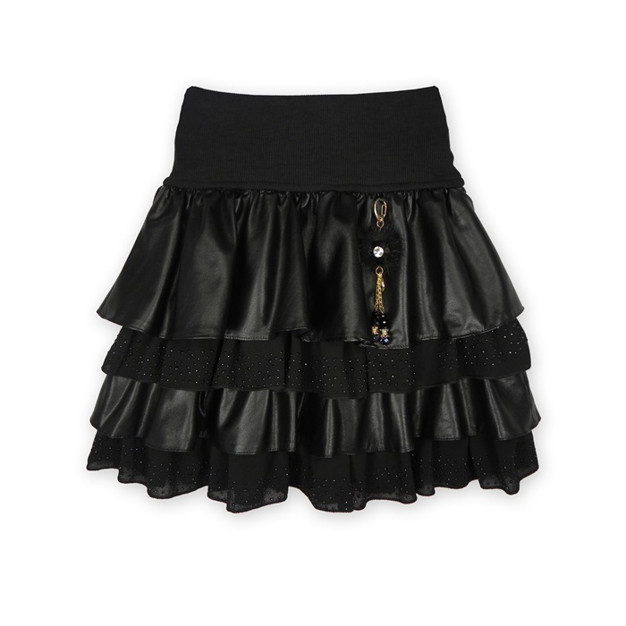 6977 2012 autumn and winter dress layered dress short skirt plus size leather skirt PU water washed leather bust skirt