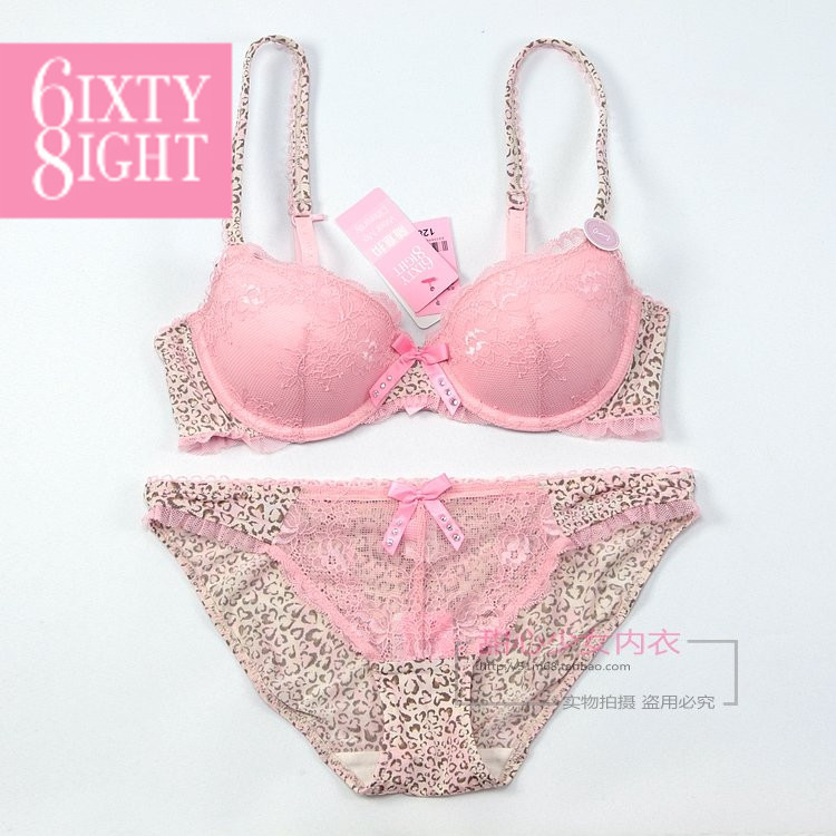 6ixty 8ight autumn new arrival pink lace underwear bra set br303