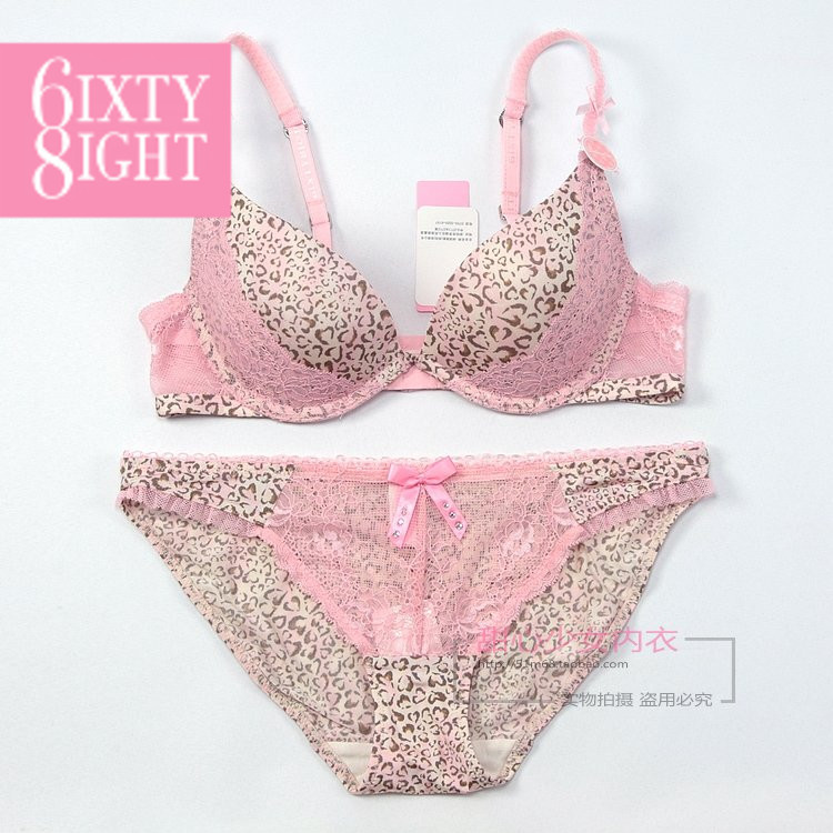 6ixty 8ight fashion leopard print underwear bra set br304