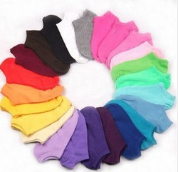 6pair men/ women candy color invisible socks ship socks/random
